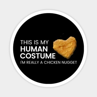 Human Costume Chicken Nugget Magnet